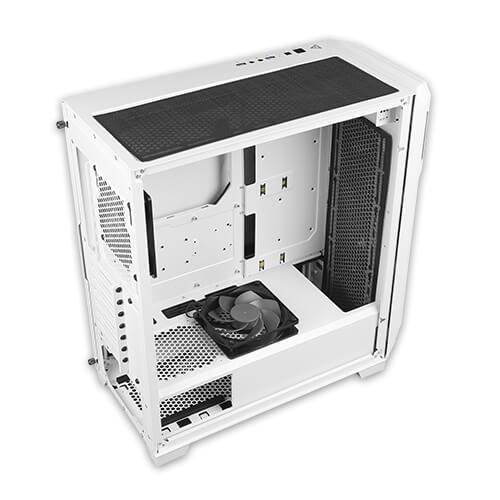 Antec DP502 FLUX Mid-Tower Gaming Case - Tempered Glass Side Panel - White Cabinet
