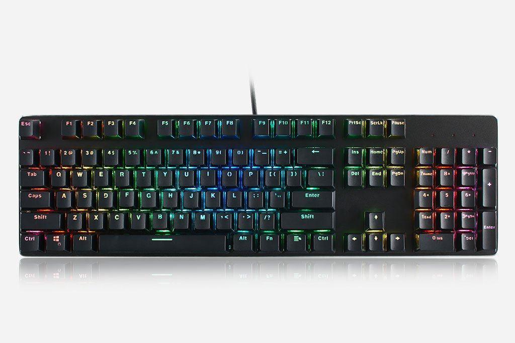 Glorious 104-Key ABS Doubleshot Gaming Keyboard Keycaps Black | G-104-Black