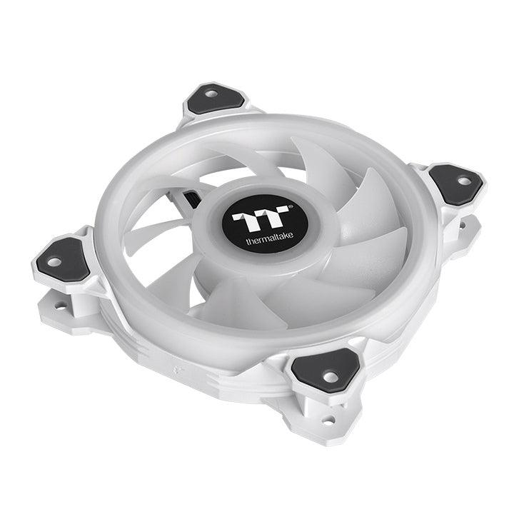 Thermaltake Riing Quad 12 RGB Radiator Fan TT Premium Edition - 3 Fan Pack (Controller included) - White