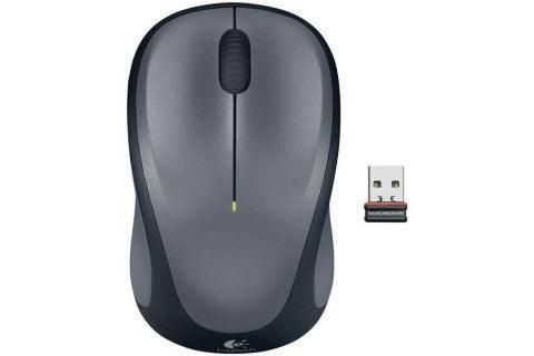 Logitech M235 Wireless Mouse for Windows and Mac - Black/Grey